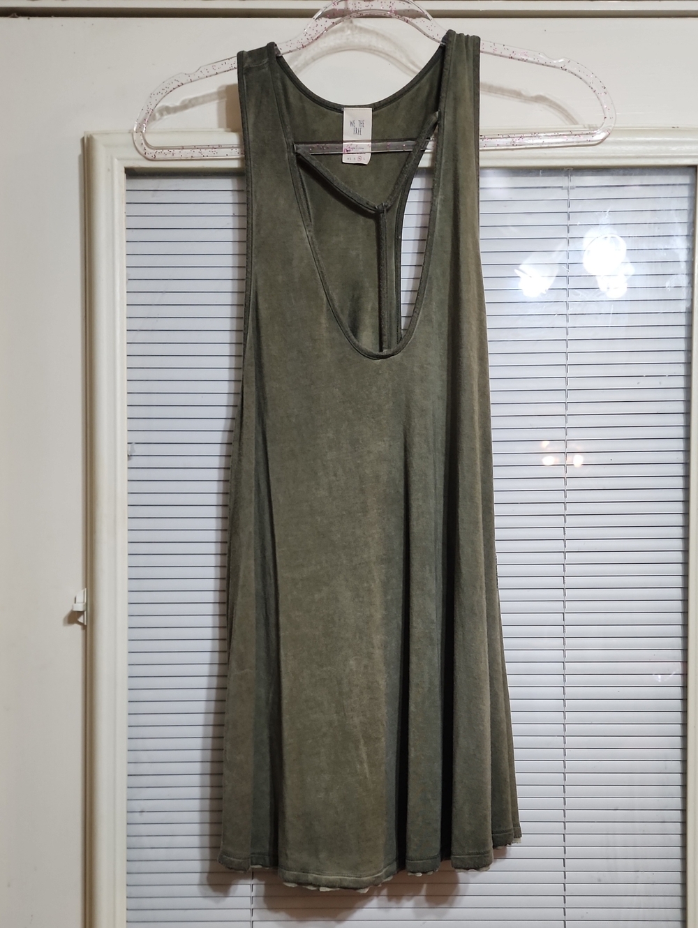 We The Free Olive Green Racerback Tank